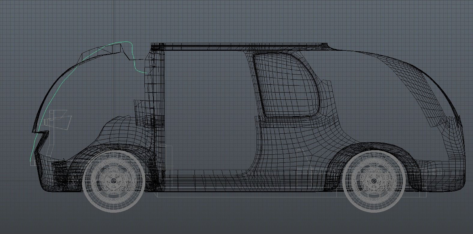 ETIOCA concept, 3D wireframe model