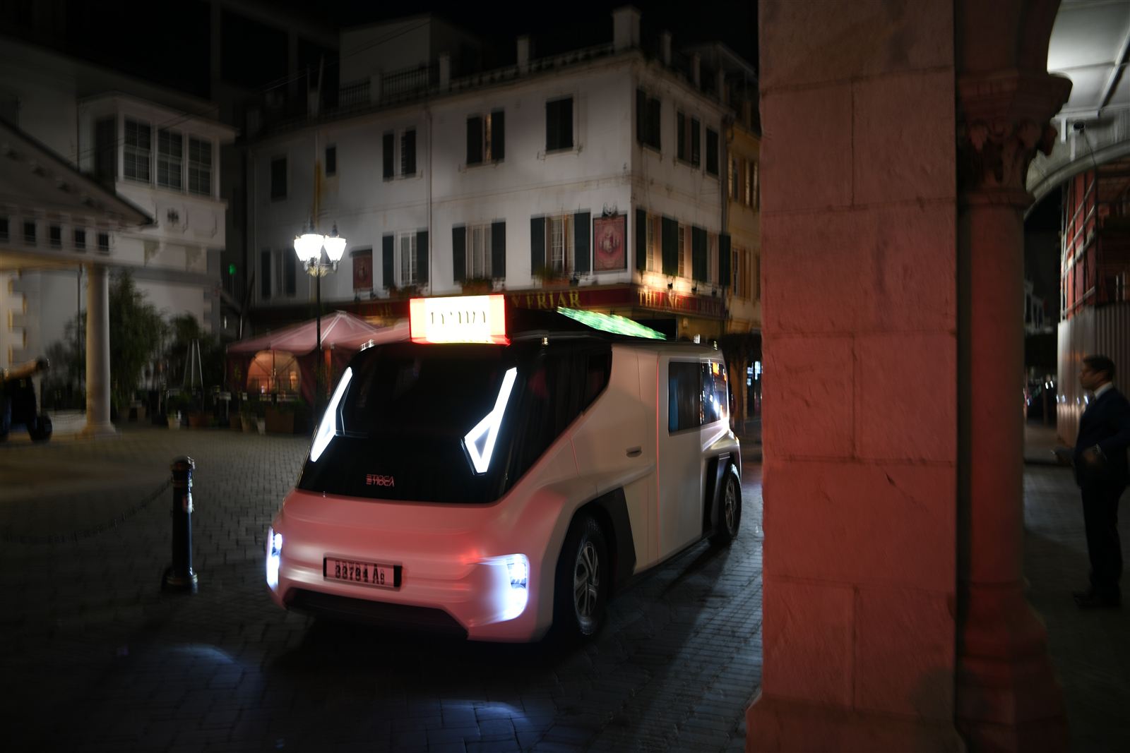 The ETIOCA prototype at night in Gibraltar